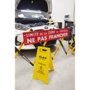 Banderolle Signalisation Limite de Zone de travail