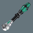 8100 SA All-in Jeu cliquet Zyklop Speed, à carré 1/4", avec fonction de retenue, métrique, 42 pièces