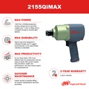 2155QiMax Clé à chocs 1'' Ingersoll Rand