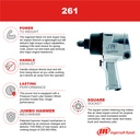 261-3 Clé à chocs 3/4'' 1491 Nm Ingersoll Rand