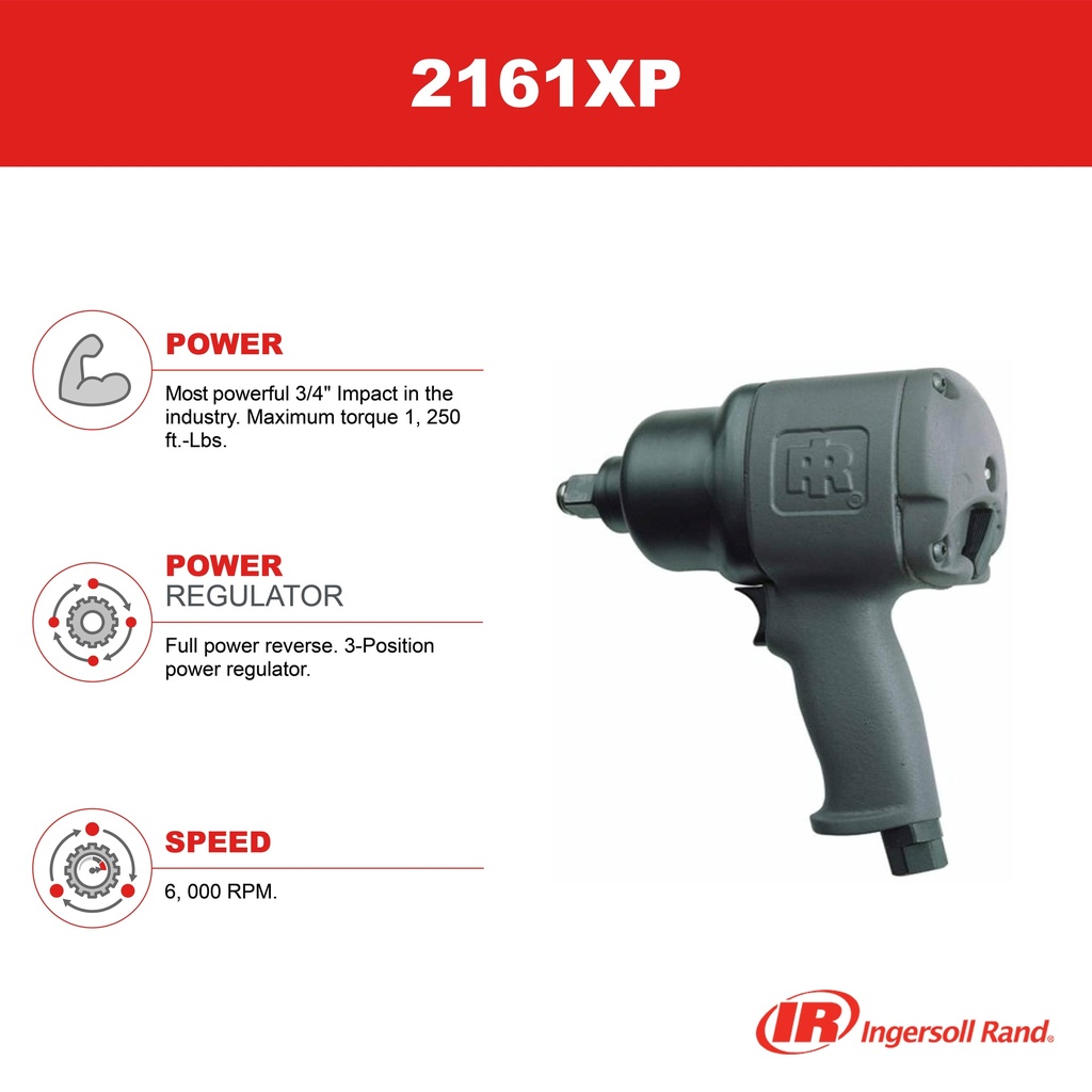 2161XP Clé à chocs 3/4'' 1695 Nm Ingersoll Rand