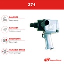 271 Clé à chocs 1'' 1491 Nm Ingersoll Rand