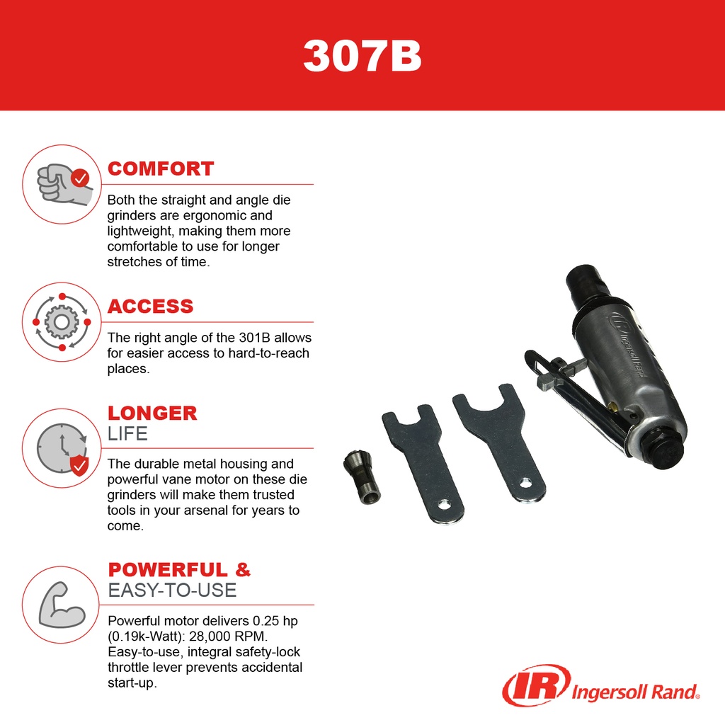 307-B Meuleuse droite Ingersoll Rand 28000 rpm