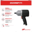 2925P1TI Clé à chocs 3/4'' Super Duty Ingersoll Rand 