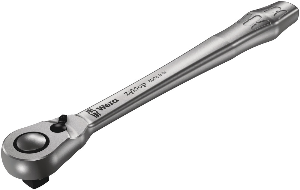8004 B Cliquet Zyklop Metal avec levier d'inversion, à carré 3/8"