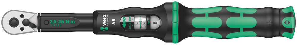Clé dynamométrique à cliquet Click-Torque A 5, 2,5-25 Nm