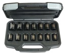 SK4M14LN Jeu de 14 douilles à chocs carré 1/2''