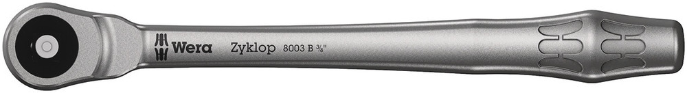 8003 B Cliquet Zyklop Metal avec carré mâle traversant, carré 3/8"
