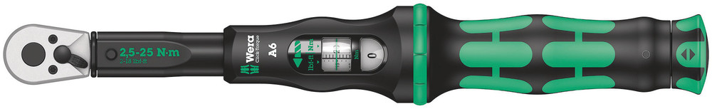 Clé dynamométrique à cliquet Click-Torque A 6, 2,5-25 Nm 