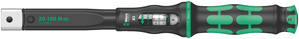 Clé dynamométrique à outil interchangeable Click-Torque X 3, 20-100 Nm