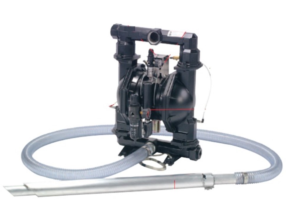 PP30A-BAS-AAA Pompe pour Poudre Aro 2'' Aluminium/Santoprène