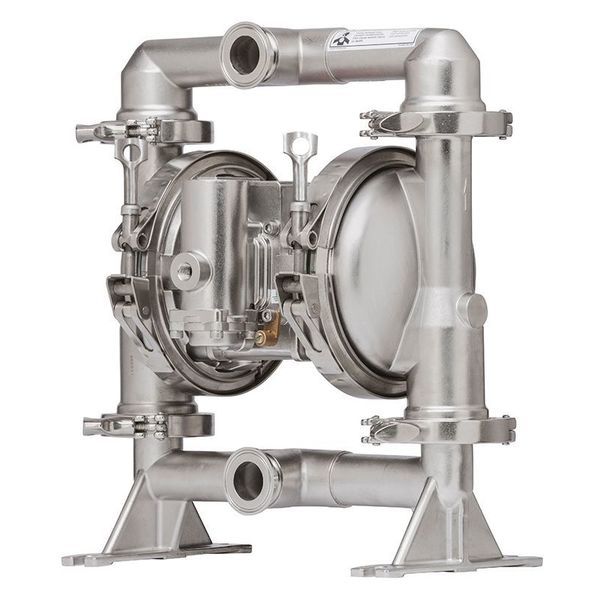 SD10S-CSS-STT-B00 Pompe sanitaire Aro 1'' Inox/PTFE Santoprene