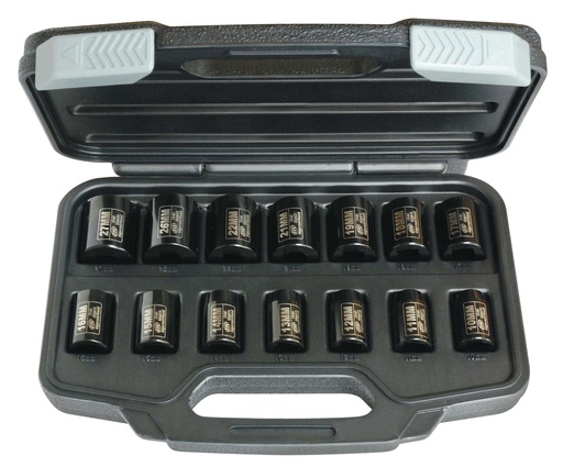 [SK4M14LN] SK4M14LN Jeu de 14 douilles à chocs carré 1/2''