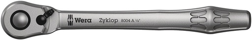 [WER05004004001] 8004 A Cliquet Zyklop Metal avec levier d'inversion, à carré 1/4"