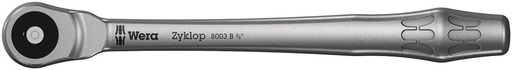 [WER05004033001] 8003 B Cliquet Zyklop Metal avec carré mâle traversant, carré 3/8"