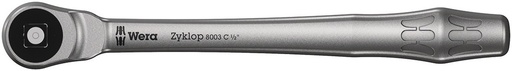 [WER05004063001] 8003 C Cliquet Zyklop Metal avec carré mâle traversant, à carré 1/2"