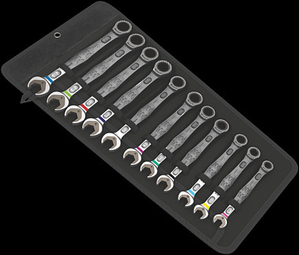 [WER05020013001] 6000 Joker 11 Set 1 Jeu de clés mixtes à cliquet, 11 pièces