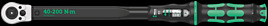 [WER05075626001] Click-Torque C 3 Push R/L clé dynamométrique réglable pour serrage à droite et à gauche, 40-200 Nm