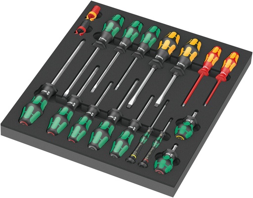 [WER05150101001] Insert en mousse 9710 jeu de tournevis 1